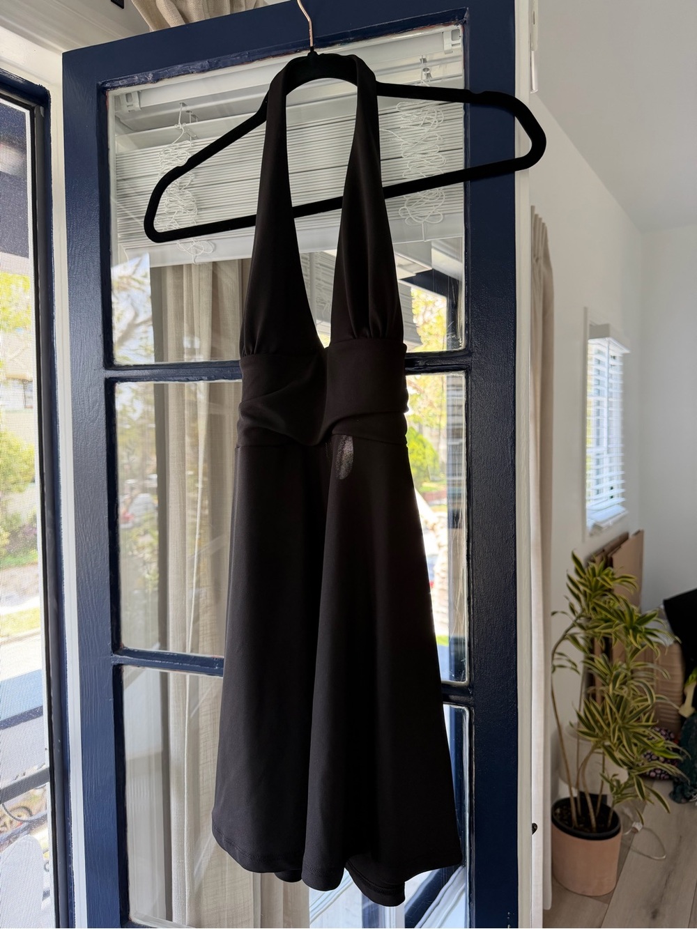 Zara Little Black Halter Dress